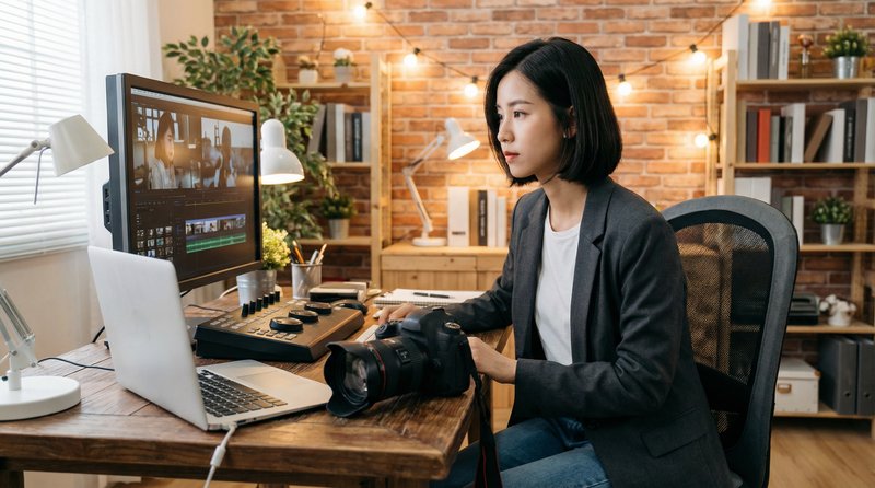 玩物社区幕后视频：视频剪辑工作室日常